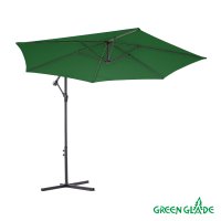 фото зонт садовый green glade 6004 темно-зеленый