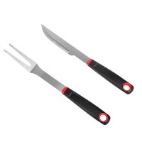 фото набор нож и вилка для приготовления стейка,  в блистере сокол